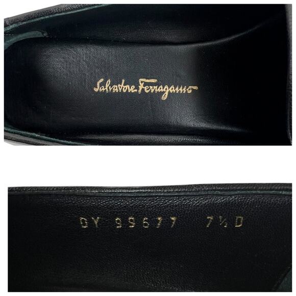 Ferragamo Gancini Patent Leather Loafers - Picture 7 of 8